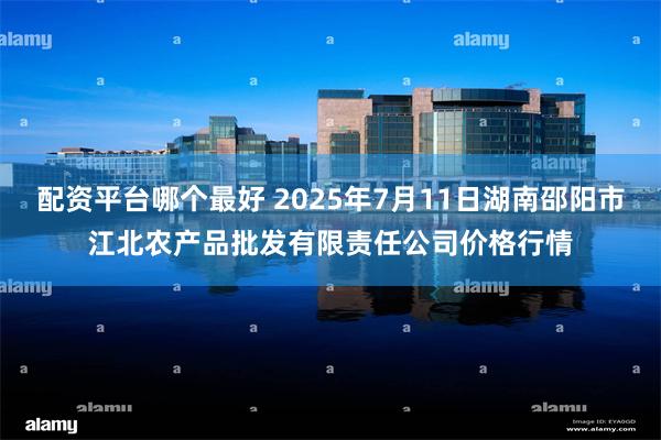 配资平台哪个最好 2025年7月11日湖南邵阳市江北农产品批发有限责任公司价格行情