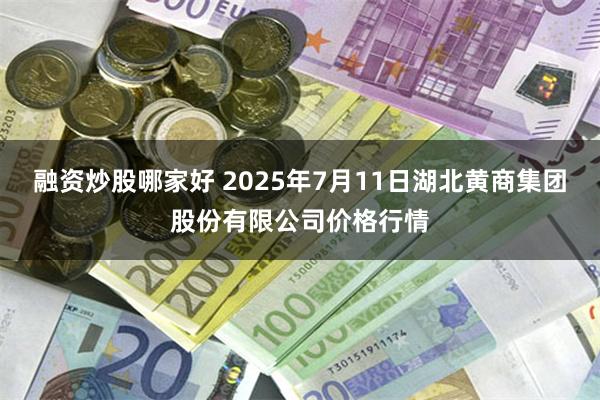 融资炒股哪家好 2025年7月11日湖北黄商集团股份有限公司价格行情