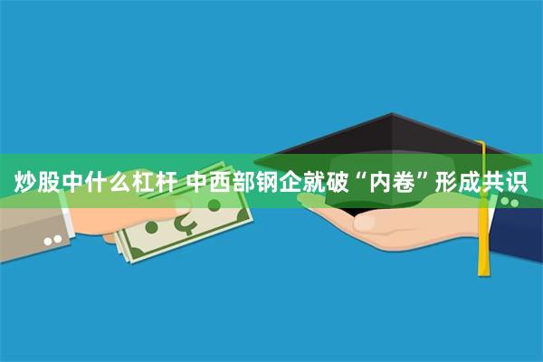 炒股中什么杠杆 中西部钢企就破“内卷”形成共识